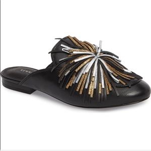 Kenneth Cole NY Wallice Firework Fringe Mule, 7.5